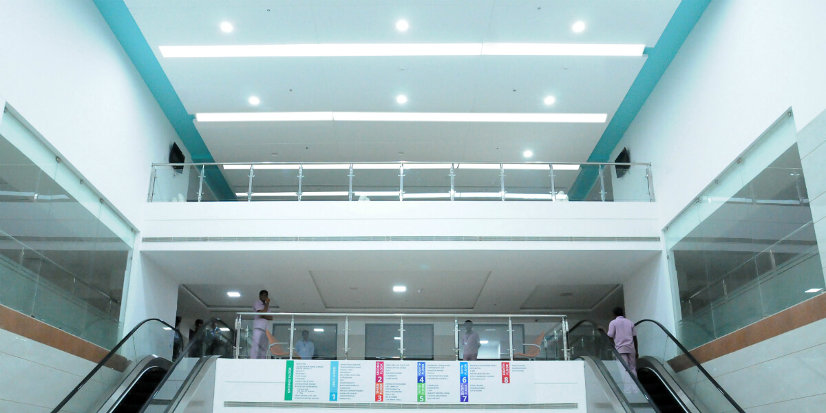 Hospital Lobby Lighting